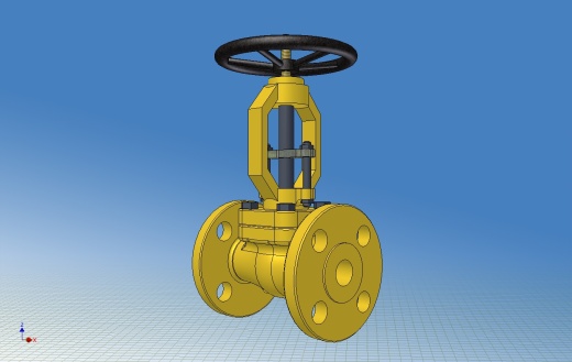 ASME B16.10闸阀法兰端-150级3-4英寸R.F缩略图